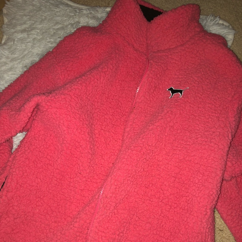 Pink Sherpa Jacket